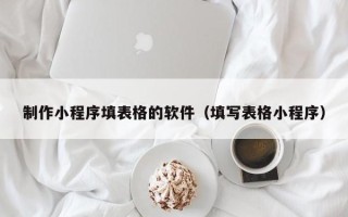 海东制作小程序填表格的软件（填写表格小程序）